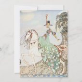 Carte Vintage Fairy Tale, Princesse Minette, Kay Nielsen (Devant)