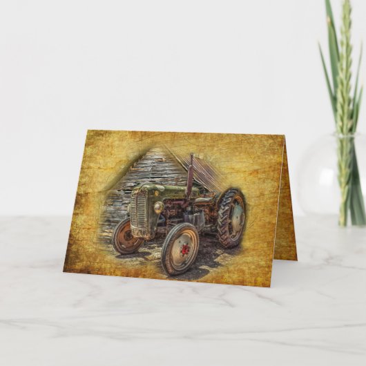 Carte Vintage Farm (Devant)
