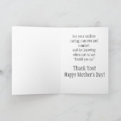 Carte vintage Fille et mère (Intérieur)