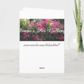 Carte Vintage Floral (Dos)