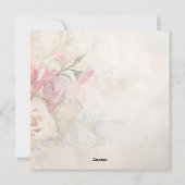 Carte vintage Floral Grand-mère (Dos)