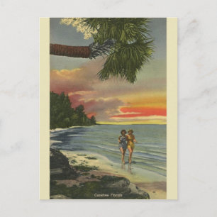 Carte vintage Florida Sunset Post