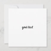 Carte vintage flowers flat card  (Dos)