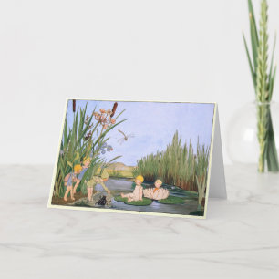 Carte Vintage Forest Children Freddie Langeler Salutatio