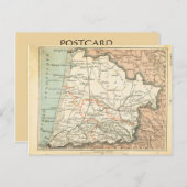 Carte vintage France Landes (Devant / Derrière)