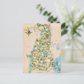 Carte Vintage Funny du New Hampshire (Debout devant)