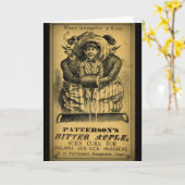 Carte Vintage Get Well Medicinal publicité-Card (Fleur jaune)