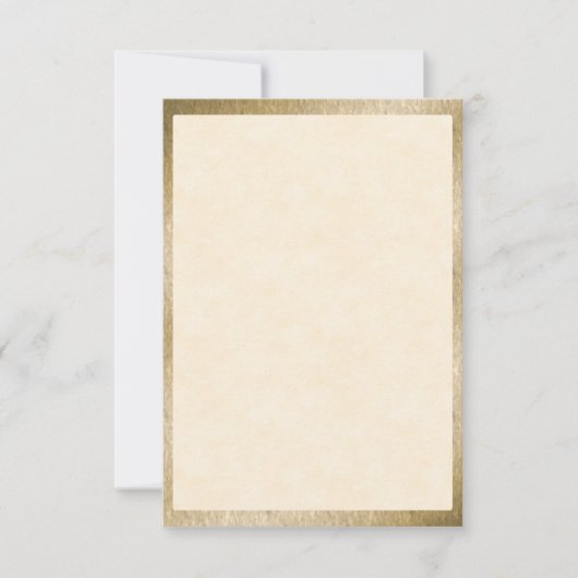 Carte Vintage Gold Foil (Devant)