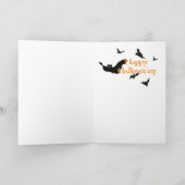 Carte Vintage Halloween Arthur Rackham Chat noir (Intérieur)