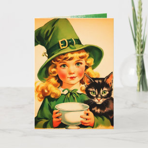 Carte vintage Halloween cutie no7 -citation amusante