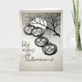 Carte vintage Halloween Wings (Devant)