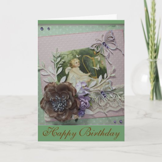 Carte Vintage Happy Birthday-1 (Devant)