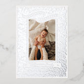 Carte vintage Happy Hanoukka Holiday Photo Foil (Recto)