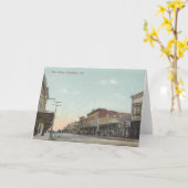 Carte Vintage Healdsburg, Californie (Fleur jaune)