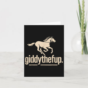 Carte Vintage Horse Racing Drôle Derby Horse T-shirt.png