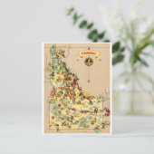 Carte Vintage Idaho Funny (Debout devant)