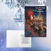 Carte Vintage industriel Santa Claus