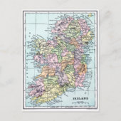 Carte vintage - Irlande (Devant)