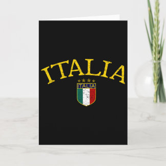 Carte Vintage Italia Football