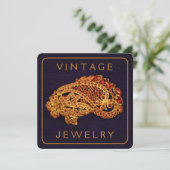 Carte vintage JEWELRY (Debout devant)