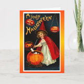 Carte Vintage Jolly Halloween (Devant)
