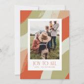 Carte vintage Joy Holiday Flat Card (Devant)