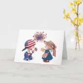 Carte Vintage Joyeux anniversaire Amérique (Fleur jaune)