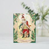 Carte vintage Joyeux Noël (1910) (Debout devant)