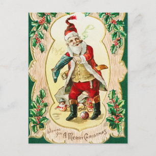Carte vintage Joyeux Noël (1910)