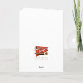 Carte Vintage Juke Box Anniversaire Rétro (Dos)