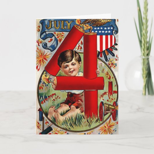 Carte Vintage July 4 (Devant)