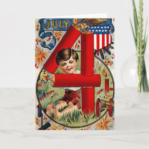Carte Vintage July 4