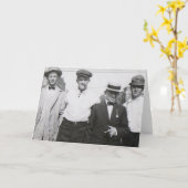 Carte Vintage Kansas City Immigrants 1909 (Fleur jaune)