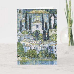 Carte Vintage Klimt Église dans Cassone Paysage Art