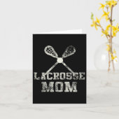 Carte Vintage Lacrosse Maman (Fleur jaune)