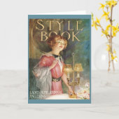 Carte Vintage Ladys' Home Journal (Fleur jaune)