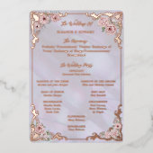 Carte vintage Lavender Peony (Recto)