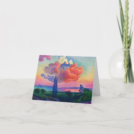 Carte Vintage Le nuage rose (1896) (Devant)