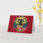 Carte Vintage Liberty Bell Greeting (Fleur jaune)
