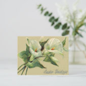 Carte Vintage Lily Easter (Debout devant)