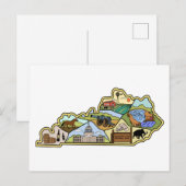 Carte vintage Louisville Lexington Kentucky (Devant / Derrière)