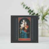 CARTE VINTAGE MADONNA ET ENFANT CHRIST (Debout devant)