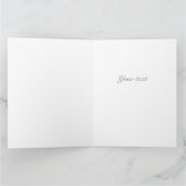 Carte Vintage Magnolia rose Fleurs blanches (Intérieur)