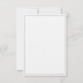 Carte vintage Mariage noir et blanc (Dos)