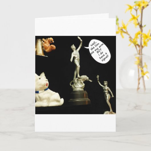 Carte vintage Mayhem (Fleur jaune)