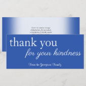 Carte vintage "merci pour votre gentillesse" (Devant / Derrière)