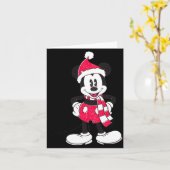 Carte Vintage Mickey Festive Fun  (Fleur jaune)