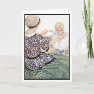 Carte Vintage Mother and Baby by Anne Anderson