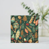 Carte Vintage Noël (Debout devant)