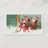 Carte Vintage Noël Enclôture (Devant)